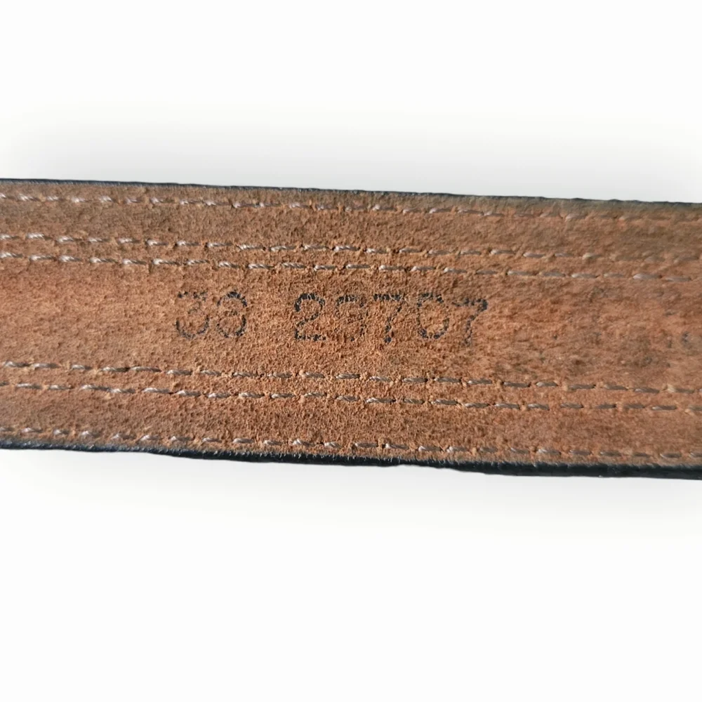 Leegin 29707 Men's Oil Tan Embossed w/Stitch‎ Brown Belt Size 38